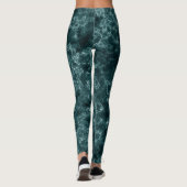 Abstract patroon met marmer leggings (Achterkant)