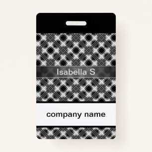 Abstract patroon met naadloze ingedrukte vlekvormi badge