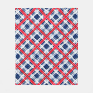 Abstract patroon met naadloze ingedrukte vlekvormi fleece deken