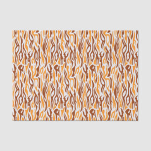 Abstract patroon met tijgerstrepen tissuepapier