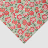 Abstract patroon met tomaat tissuepapier (Detail)