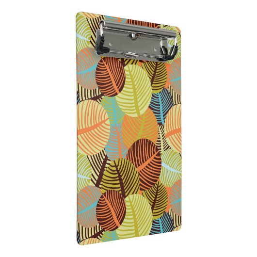 Abstract patroon mini klembord (Schuin)