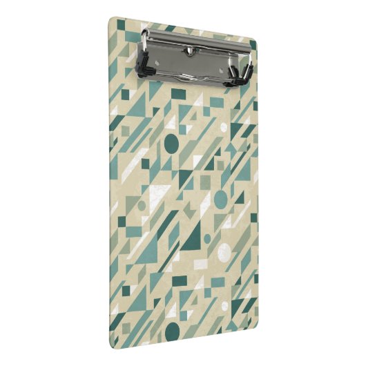 Abstract patroon mini klembord (Schuin)