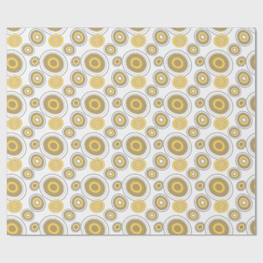 Abstract patroon, modern design, boomringen cadeaupapier (Vlak)