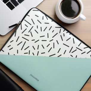 Abstract patroon op maat gemaakt laptop sleeve