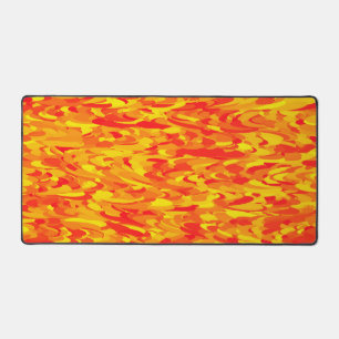 Abstract patroon oranje rood geel bureaumat