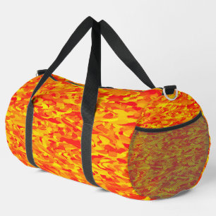 Abstract patroon oranje rood geel grote reistas plunjezak