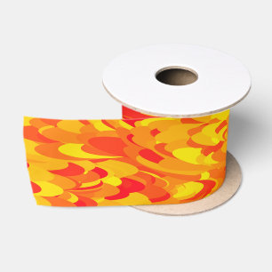 Abstract patroon oranje rood geel lint