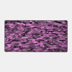 Abstract patroon paars zwart bureaumat