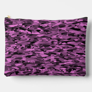 Abstract patroon paars zwart groot etui
