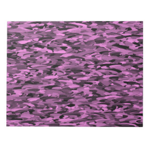Abstract patroon paars zwart notitieblok