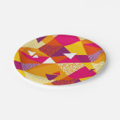 Abstract patroon papieren bordje (Gekanteld)