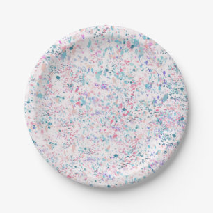 Abstract patroon papieren bordje