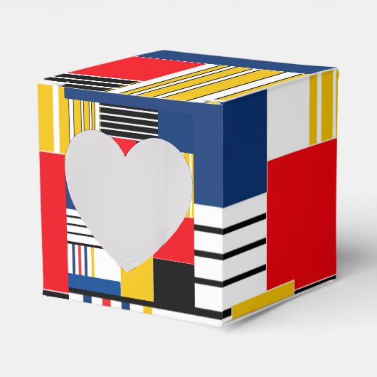 Abstract patroon . Patchwork . Bedankdoosjes (Voorkant Zijde)