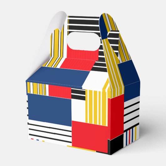 Abstract patroon . Patchwork . Bedankdoosjes (Achterkant)