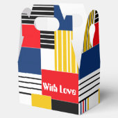 Abstract patroon . Patchwork . Bedankdoosjes (Geopend)