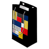 Abstract patroon . Patchwork . Klein Cadeauzakje (Voorkant Gekanteld)