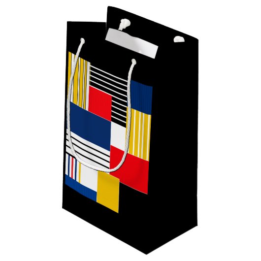 Abstract patroon . Patchwork . Klein Cadeauzakje (Achterkant Gekanteld)