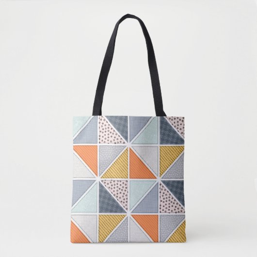 Abstract patroon, patchwork tegels. draagtas (Voorkant)