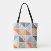Abstract patroon, patchwork tegels. draagtas (Achterkant)