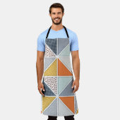 Abstract patroon, patchwork tegels. schort (Gedragen)
