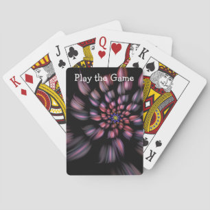 Abstract patroon pokerkaarten