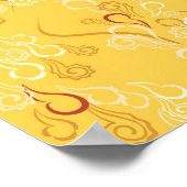 Abstract patroon poster (Hoek)