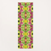 Abstract patroon rode en witte ventilator yogamat (Voorkant)