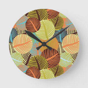 Abstract patroon ronde klok
