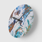 Abstract patroon. ronde klok (Hoek)