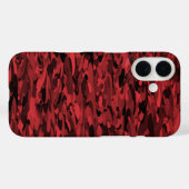 Abstract patroon rood zwart Case-Mate iPhone case (Achterkant (horizontaal))