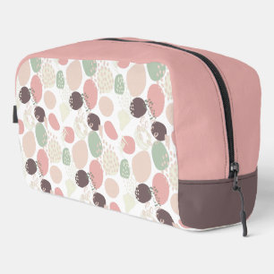 Abstract Patroon Roze Bruin Groen Toilettasje