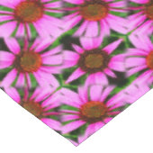 Abstract patroon roze Daisy Flowers Tafelkleed (Gekanteld)