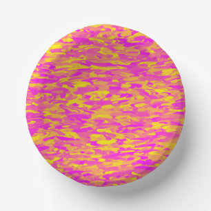 Abstract patroon roze geel oranje papieren kommen