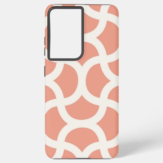 Abstract patroon samsung galaxy hoesje (Achterkant)