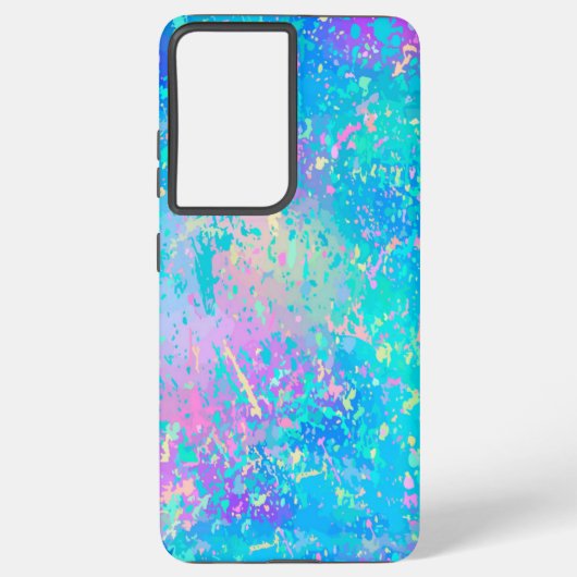 Abstract patroon samsung galaxy hoesje (Achterkant)