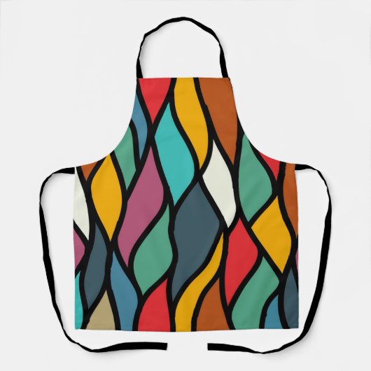 Abstract patroon schort (Voorkant)