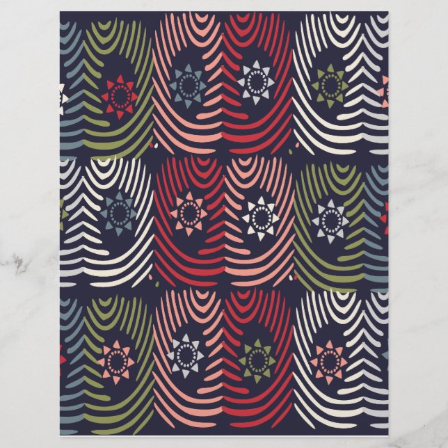 Abstract patroon scrapbook papier (Voorkant)