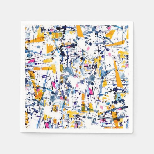 Abstract patroon servet (Voorkant)