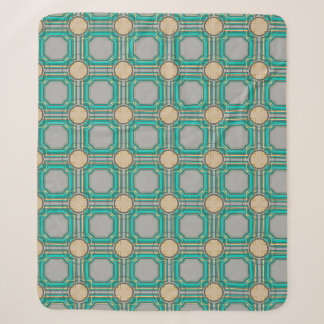 abstract patroon sherpa deken