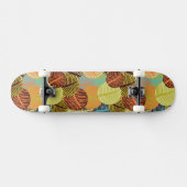 Abstract patroon skateboard (Horizontaal)
