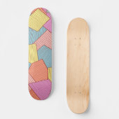 Abstract patroon skateboard (Voorkant)