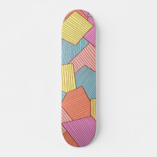 Abstract patroon skateboard