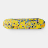 Abstract patroon skateboard (Horizontaal)
