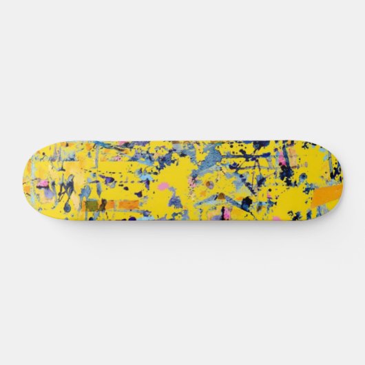 Abstract patroon skateboard (Horizontaal)