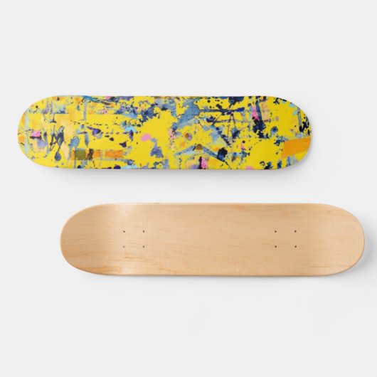 Abstract patroon skateboard (Horizontaal)