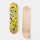 Abstract patroon skateboard (Voorkant)