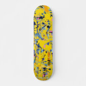 Abstract patroon skateboard (Voorkant)