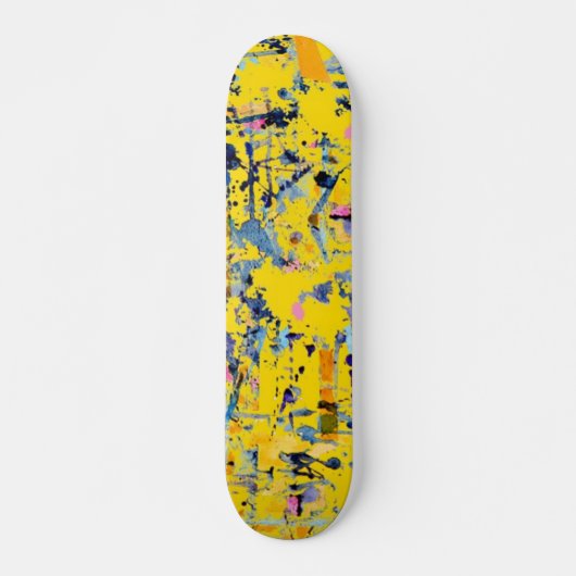 Abstract patroon skateboard (Voorkant)