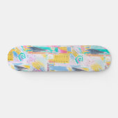 Abstract patroon skateboard (Horizontaal)